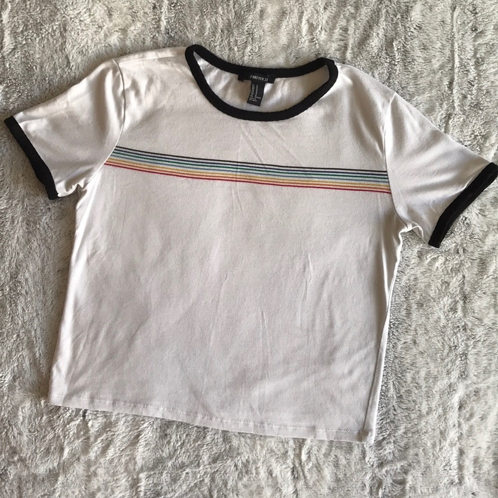 Rainbow Striped T-Shirt